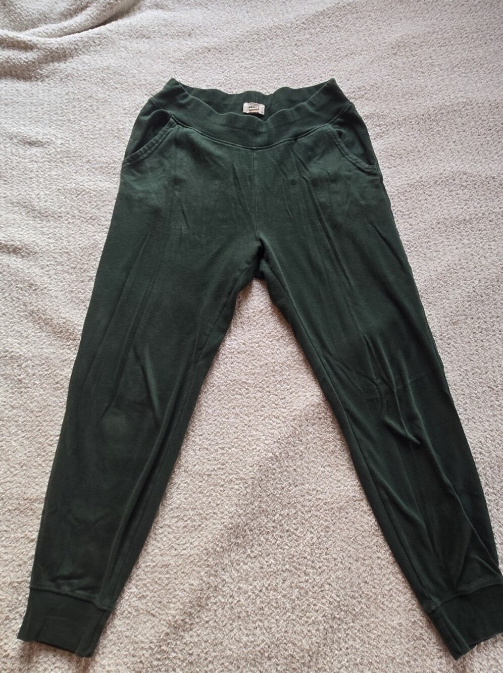 Pact Deep Green Women's Stretch Jogger Leggings